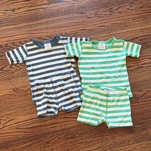 Hanna Andersson Short Johns Striped PJ Bundle, Size 4 (100 cm)